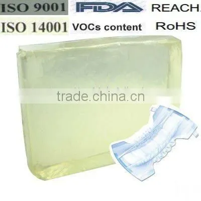 Hot Melt Adhesive Construction Application of Diapers