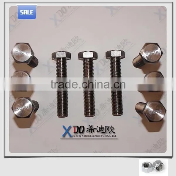 Inconel625/N06625 Stainless Steel Fastener Full Thread Hex Bolts Alloy625 En2.4856 photo-2