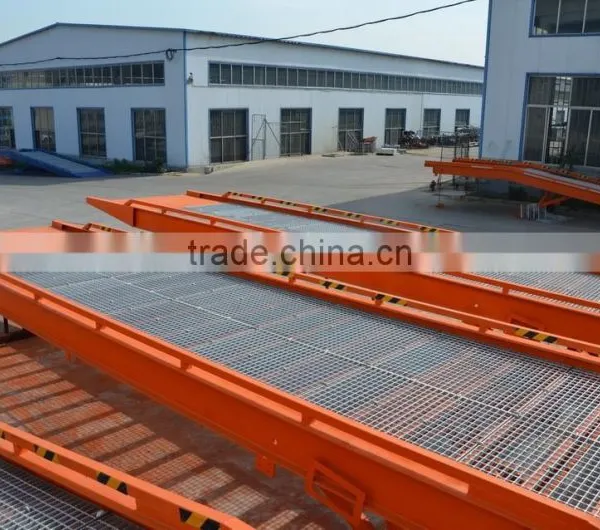 10 Ton Heavy Duty Adjustable Hydraulic Forklift Container Loading Ramp photo-3