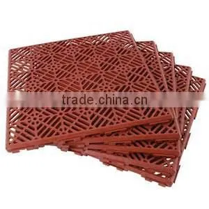 Garden Decorative Cheap Plastic Sideway Tile Flooring photo-3
