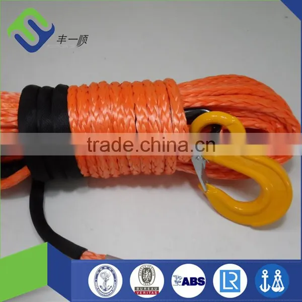 8MM UHMWPE Synthetic Winch Rope for Atv Winch