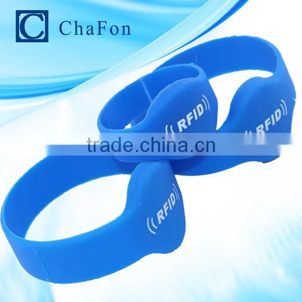 PVC/silicon/woven RFID Wristband/bracelet for Party Activities Fitness Wristband photo-2