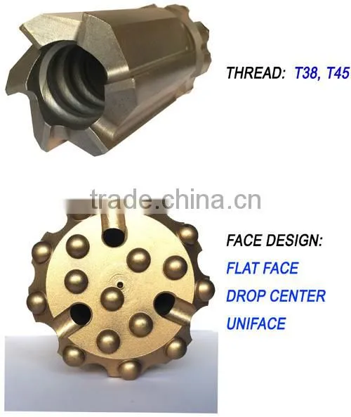 Retrac Thread Button Bits Button Bit for Drill Machine Size photo-3