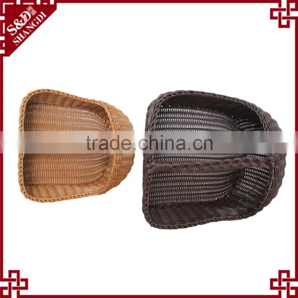 Beautiful Plastic Weave Basket for Hotels Shoes Storage photo-4