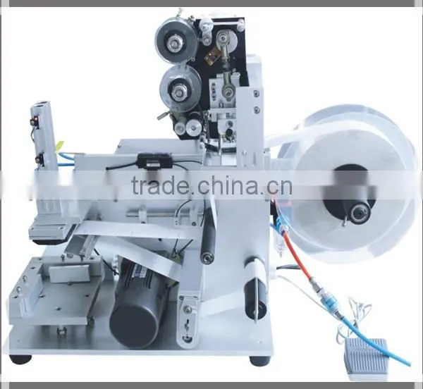 Flat Bottle Label Printing Machine,Semi Automatic Labeling Machine With Date Printer photo-2