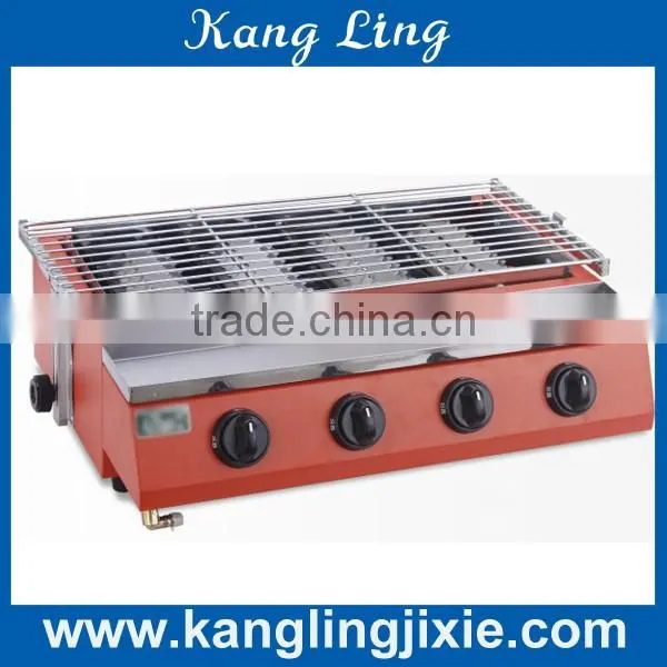 4 Small Head Gas Barbecue Grill Machine for Commercial Use photo-3