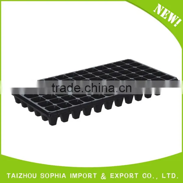 Good Reputation High Quality 512 Cells Black Plastic Plant Tray photo-5
