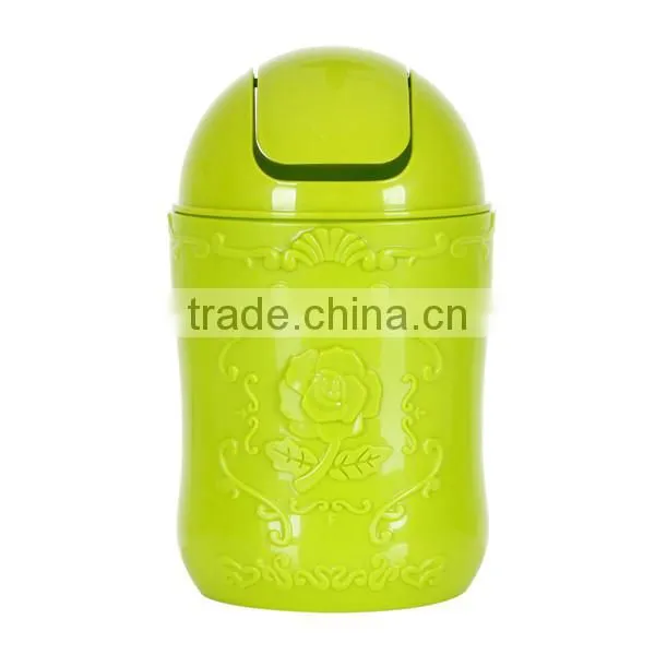 Plastic Desktop Mini Trash Bin Trash Can Used for Car Dustbin photo-3