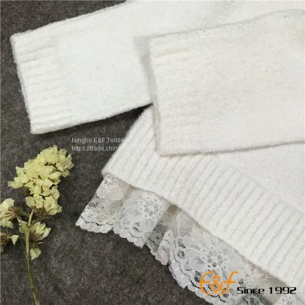 Polo Neck Sweater With Heart Jacquard photo-5