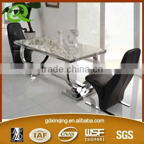 TH299 Low Price Tempered Glass Dining Set Design photo-2