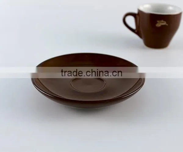 Custom Espresso Cup and Saucer, Ceramic Coffee Cup photo-3