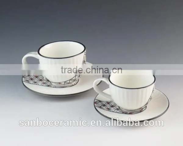 Porcelain Teapot With Lid & Hand Painting, 12 PCS Cup & Saucer photo-2
