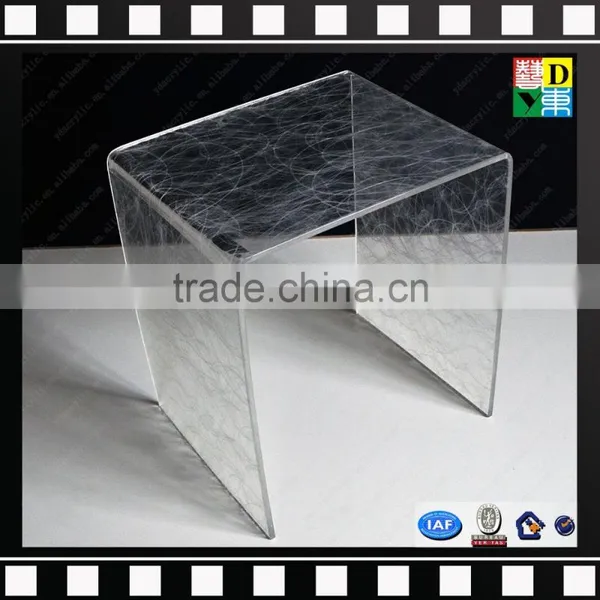 Clear Acrylic Cube 2 Layers Coffee Tables With Metal From Shenzhen Yidong photo-5