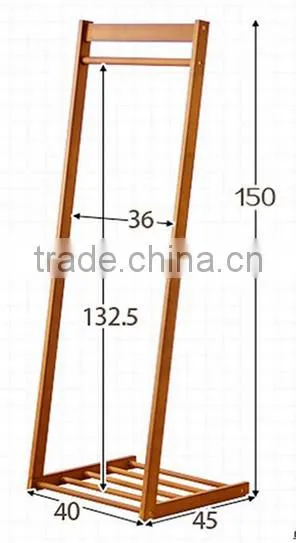 Wooden Clothes Rack Wooden Hat Rack Wooden Coat Hanger photo-2