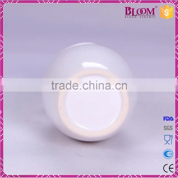 High Quality White Glazed Ceramic Vase Flower photo-5