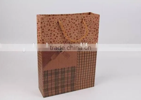 Printed Foldable Gift Bag / Retro Look Shopping Paper Bag photo-3