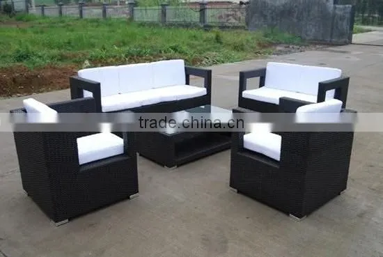 Fashionable Patio Wicker Sofa Set photo-5