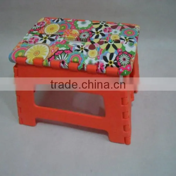 Decal 2016new! Cartoon Printing Plastic Folding Stool photo-3