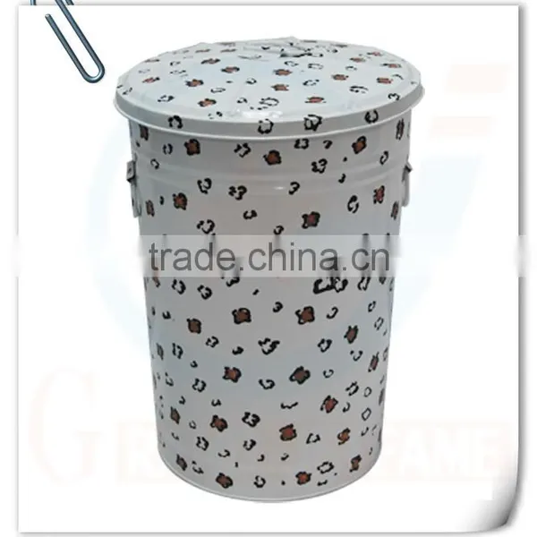 Outdoor Decoation Metal Antique Trash Can photo-2