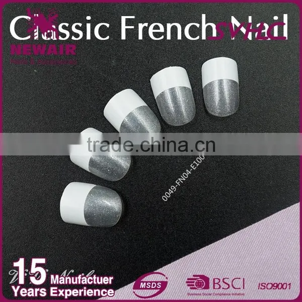 Newair Popular Full Cover 24pcs Artificial False Nail Art Tip Designs Press on Nails photo-6