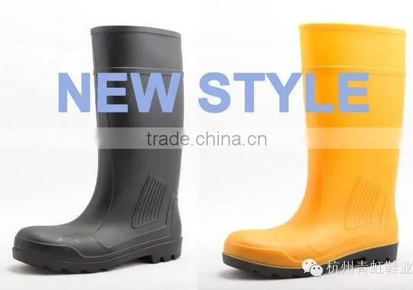 PVC Boot Gumboots Safety Work Rain Boots Protective Shoes for Construction Farming Mining Industry photo-5