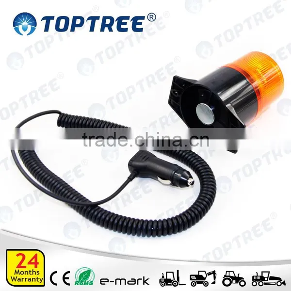 80V 5W LED Beacon Warning Safety Light Yellow Safety Flash Light photo-2