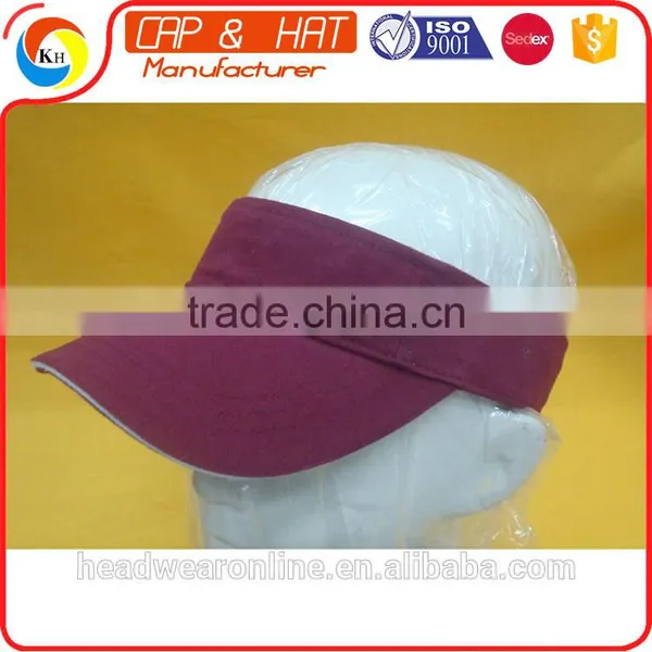 Personal Design Promotinal Customized 100% Cotton Sports Sun Visor Sport Cap photo-5