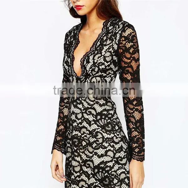 China Clothing Factory New Customize Fashion Ladies Dress Sexy Ladies Dress photo-4