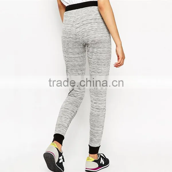 Womens Lightweight Space Dye Joggers With Contrast Cuff Fashion Jogger Pants Wholesale photo-4