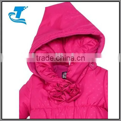 Girl's Lovely Design Padding Hoody Jacket photo-4