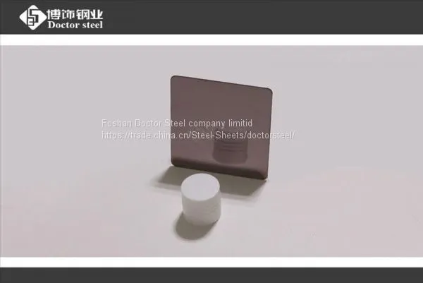 1mm Thickness Super Bronze Color Mirror Stainless Steel Plate photo-2