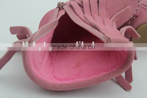 Top - Grade Fancy Girl Suede Winter Boots Faashion for Kids Shoes photo-2
