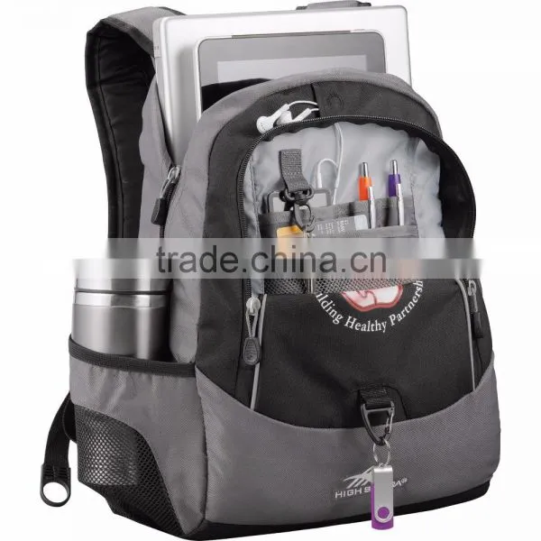 High Sierra Mojo 15" Computer Backpack - Has Padded Interior Laptop Sleeve, TechSpot IPad Pocket and Comes With Your Logo. photo-3