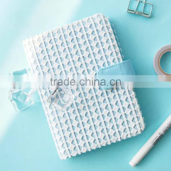 2017 Fashion A6 Cloth Cover Daily Planner /weekly Planner/monthly Planner With Metal Clip/clasp photo-2