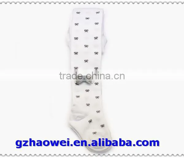 Bowknot Printed School Girls Pantyhose photo-4