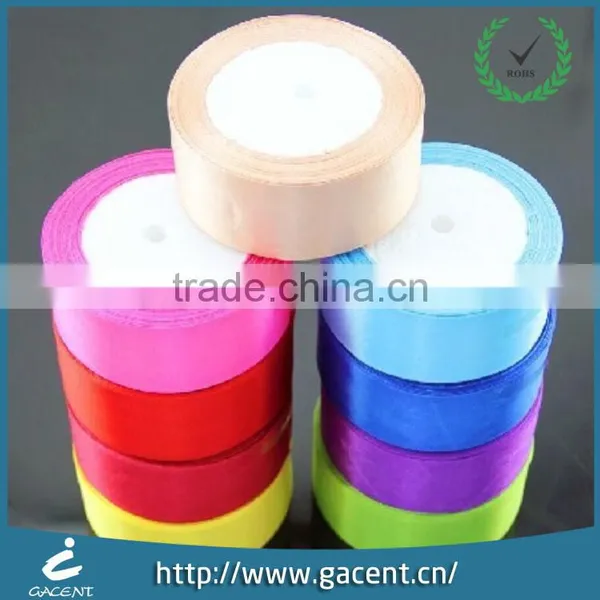 Fashion Promotional Printing Logo Double Face Satin Ribbon photo-6