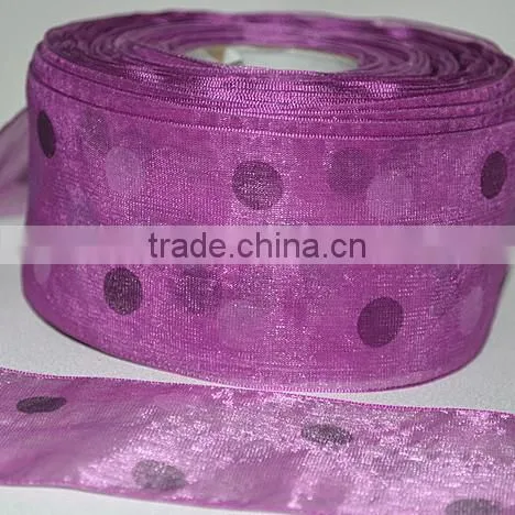 Red Organza Ribbon photo-2