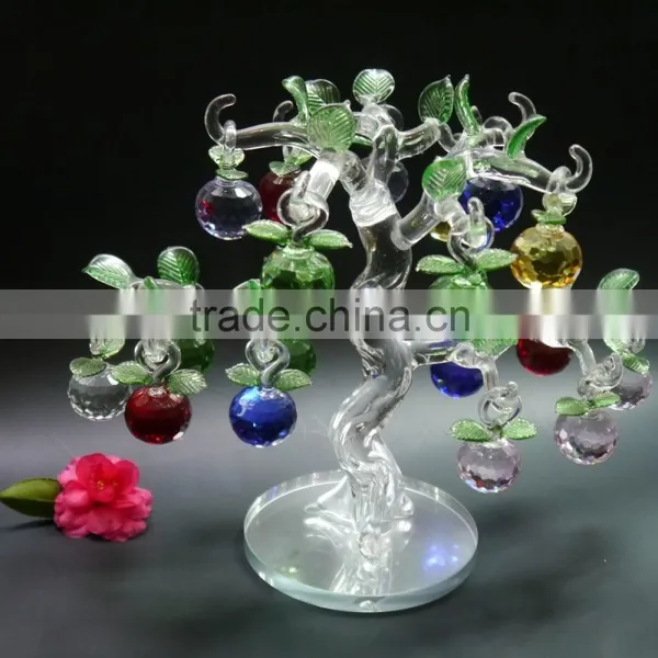 Unique Crystal Apple Model Tree for Wedding Gift and Home Decoration photo-5