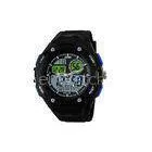Fashion Multi Time Zone Plastic Sport Digital Watch With Daily Alarm