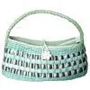 Corn Husk Straw Tote Combined Woven With Ribbon