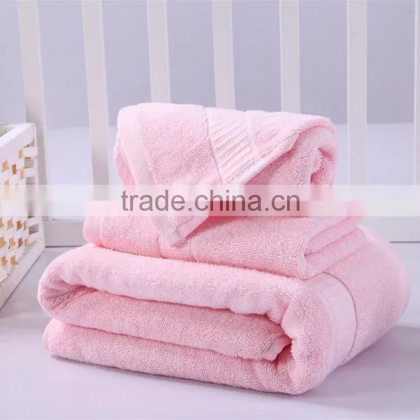Wholesale Soft Red Bamboo Bath Towel Set 600gsm on Sale photo-3