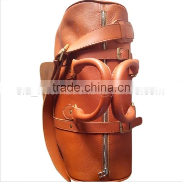 Genuine Cow Top Grain Full Grain Leather Travel/duffel Bag 2017 photo-2