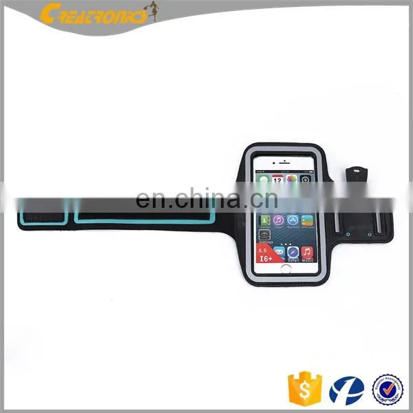 Unisex Armband Case Bluetooth Smart Armband Handleiding Black Fabric Custom Phone Running Silicone Reflective Sport Armband photo-3