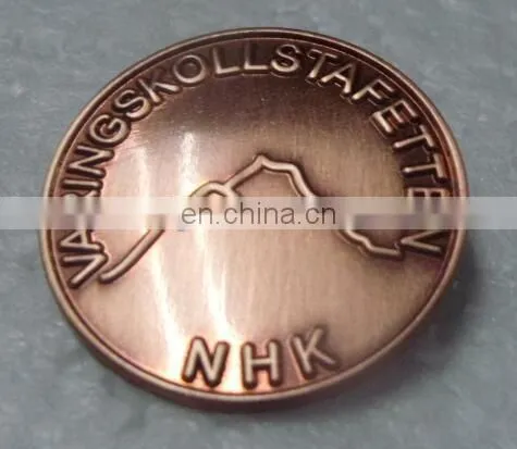 Sand Blasting Custom Challenge Coins Plated Gold/antique Cooper/antique Silver photo-3