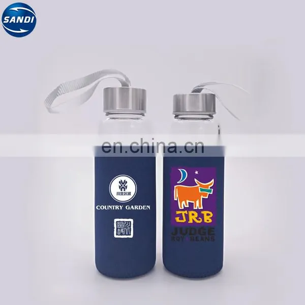 Promotional Custom LOGO Printed Sports Glass Water Bottle photo-5