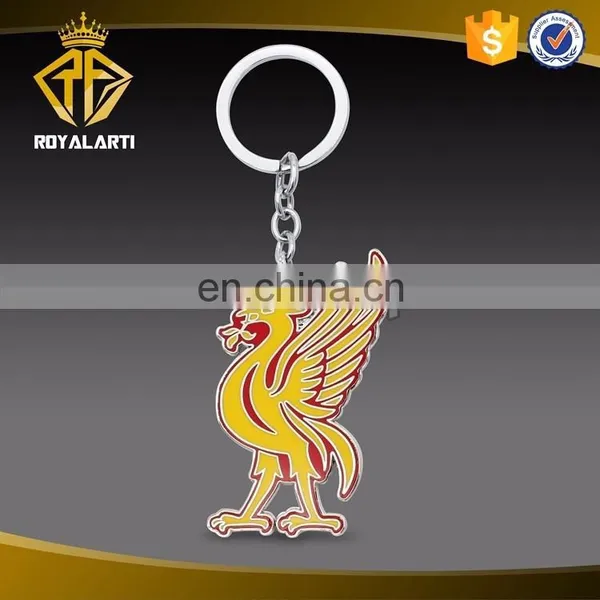 Hot Selling 3D Skull Football Keychain in Dye Black Plating photo-2