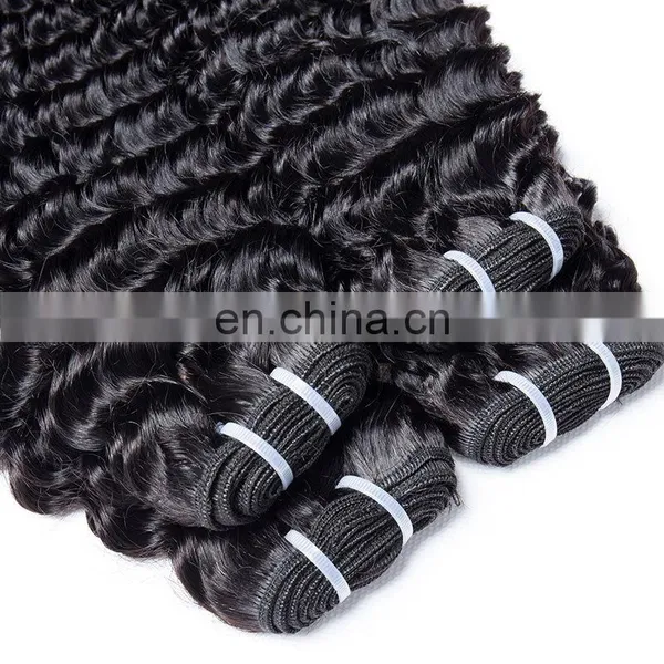 100% Remy Hair Extension Deep Wave Unprocessed Virgin Indian Hair photo-3