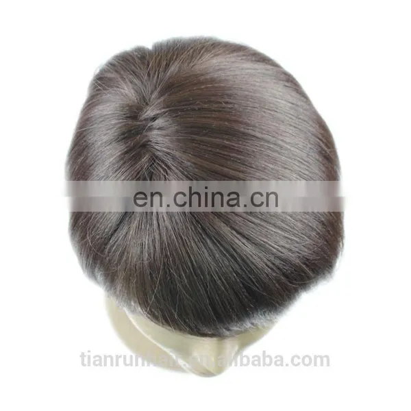 Color #4 Virgin Brazilian Remy Human Hair Short Bob Lace Front Wig for Black Women