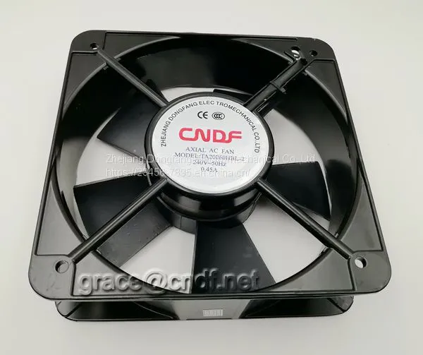 CNDF ac Cooling With Pull Copper and 2 Ball Bearing Cooling Fan 200x200x60mm 110/120VAC Cooling Fan photo-3