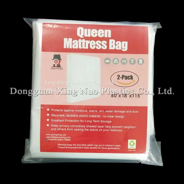 02 Style 2 Pack Queen Mattress Bag 60 * 18 * 115 Inch